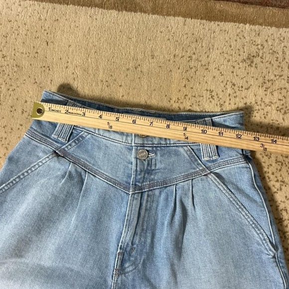 MOTHER The Pleated Popular Peg Jeans Intoxicated Light Wash 1746-259 Size 26 - Picture 4 of 8